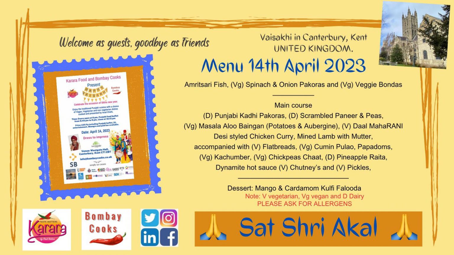 Celebrating the Sikh New Year, 14th April 2023 Ethnic Minorities in